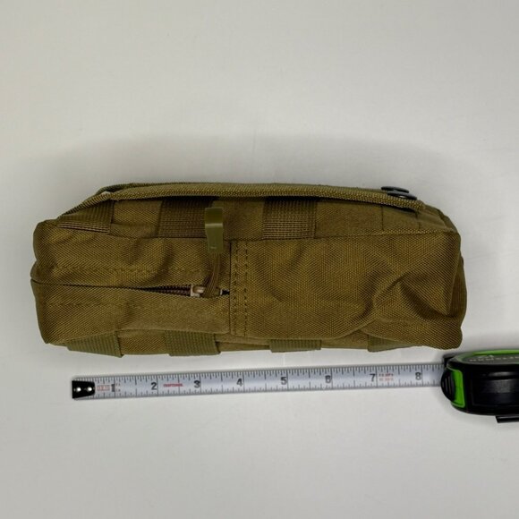 Tactical Molle Pouch Utility Bag With Snap Straps - Picture 3 of 5